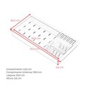 Ver imagem 4 de Cesto Escorredor Multiuso para Cuba de Cozinha Profissional Aço Inox 304 C/ Acessórios Cozix