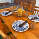 Ver imagem 7 de Mesa Madeira de Demolição 140cm X 70cm com 4 Cadeiras Pequim de Jantar Sudeste Rústico