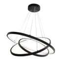 Ver imagem 3 de Lustre Pendente Ring 3 Aros 105w 3000k- Preto