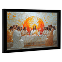 Ver imagem 4 de Quadro Decorativo Santa Ceia Estilo Geométrica