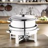 Rechaud Redondo Banho Maria 10l Aço Inox Restaurante Hotel Buffet Eventos Zanella - 2