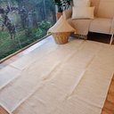 Ver imagem 6 de Tapete Artesanal Algodão Sala Quarto Slim Fendi Claro Mesclado 250 x 300