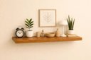 Ver imagem 1 de Prateleira MDF 70x20 Moderna Suporte Parede Invisivel 30mm Italian Noce