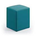 Ver imagem 3 de Kit 2 Poltronas Orion Bordada com Puff Izar Suede Azul Turquesa Aradecor