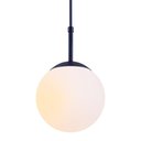 Ver imagem 2 de Pendente Alumínio e Vidro 1xe27 Chelsea Preto 146000044 Startec