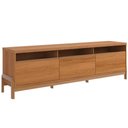 Ver imagem 1 de Rack Bancada para Tv de até 75 1 Porta 2 Gavetas 2.1 Elisa Jequitiba