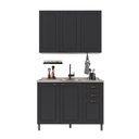 Ver imagem 2 de Armário Cozinha Modulada Compacta Americana 100% MDF 120cm Provence Multimóveis Crink-CPT013