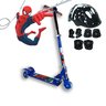 Patinete Infantil de Ferro Homem Aranha 3 Rodas C/ Capacete - 2