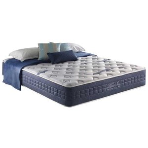 Colchão Casal Anjos Espuma Visco Gel Molas Ensacadas MasterPocket Blue Sea Pillow In (138x188x31) - 