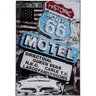TELA MDF LAQUEADA ROUTE 66 MOTEL VERTICAL 40 X 60 X 3 CM BTC Decor - 1