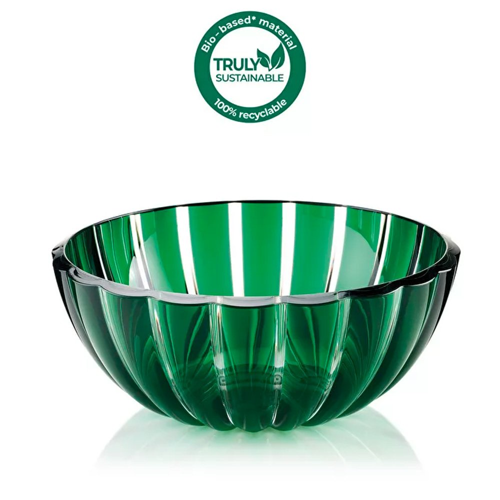 Tigela Bowl L em Bio Plástico Não Fóssil 25cm - Dolcevita - Esmeralda - Guzzini - 3