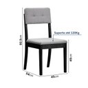 Ver imagem 2 de Cadeira Madeira Maciça Estofada Tiê CabeCasa MadeiraOriginals