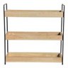 Mini Estante Organizadora Madeira 3 Prateleiras 60x40x20cm - 2