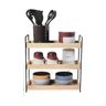 Mini Estante Organizadora Madeira 3 Prateleiras 60x40x20cm - 1