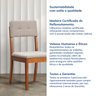 Cadeira Madeira Maciça Estofada Tiê CabeCasa MadeiraOriginals - 10