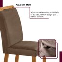 Ver imagem 6 de Conjunto de Mesa de Jantar Dublin 180 Tp MDF Off White sem Vidro Canto Copo 6 Cadeiras Mariana