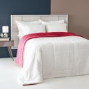 Ver imagem 6 de Coberdron Edredom Casal D. Face Sherpa Mantinha Vermelho