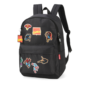 Mochila Costas Juvenil Marvel Comics Vingadores Avengers:preto