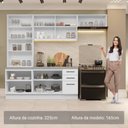 Ver imagem 5 de Armário de Cozinha Completa 270cm Branco Agata Madesa 11