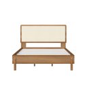 Ver imagem 5 de Kit Cama Casal 2 Mesas Cabeceira com Palhinha Oslo Hanover 27055