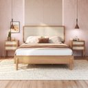 Ver imagem 4 de Kit Cama Casal 2 Mesas Cabeceira com Palhinha Oslo Hanover 27055