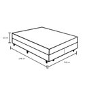 Ver imagem 4 de Cama Box Baú Queen 158 Tecido Sintético Branco com Colchão Little Angel - Bello Box - Mola Superlast