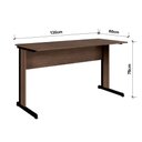Ver imagem 3 de Mesa Retangular WEB0331 Com Pé Metálico 135cm Web Office