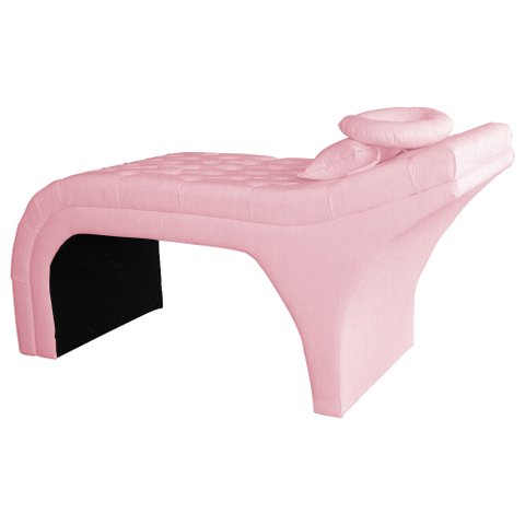Maca Estofada Capitonê Suede Cores - S.a Móveis Estopar Veludo Rosa- Chiclete