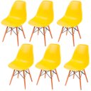Ver imagem 1 de Kit 6 Cadeiras Eames Eifell 130pp Cor:amarelo