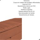 Ver imagem 2 de Calçadeira Baú Sapateira 195cm Ayla Veludo Tampo Reto