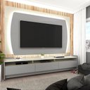 Ver imagem 1 de Rack com Painel para TV até 75 Polegadas com LED 220cm Sublime Gelius Móveis