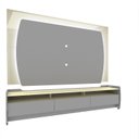 Ver imagem 2 de Rack com Painel para TV até 75 Polegadas com LED 220cm Sublime Gelius Móveis