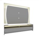 Ver imagem 2 de Rack com Painel para TV até 65 Polegadas 180cm com LED Sublime Gelius Móveis