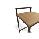 Ver imagem 3 de Banqueta de Cozinha Industrial Li024 1 Un Freijo/preto - Kappesberg