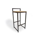 Ver imagem 1 de Banqueta de Cozinha Industrial Li024 1 Un Freijo/preto - Kappesberg