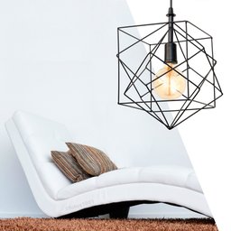 Pendente Aramado Poptem cubic preto - 4