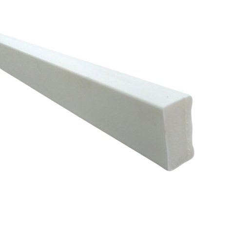 Rodameio Poliestireno 3cm Liso Branco 30003 Arquitech 2,4 Metros