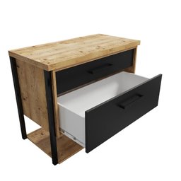 Gabinete Suspenso para Banheiro 80cm 2 Gavetas Isabela  - 5
