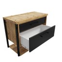 Ver imagem 5 de Gabinete Suspenso para Banheiro 80cm 2 Gavetas Isabela