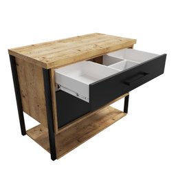 Gabinete Suspenso para Banheiro 80cm 2 Gavetas Isabela  - 4