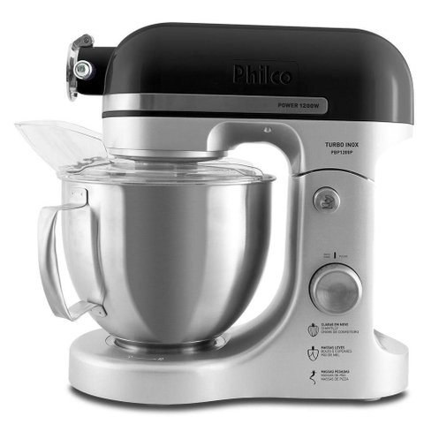Batedeira Planetária Philco Pbp1200p Turbo Inox 220v