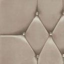 Ver imagem 3 de Cabeceira Cama Box Estofada Solteiro 90cm Geovana Suede Bege