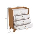 Ver imagem 5 de Conjunto Quarto Infantil 3 Peças Guarda Roupa e 2 Cômodas Kappesberg