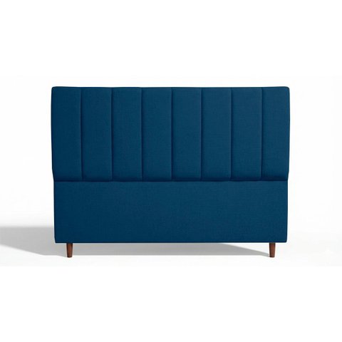 Cabeceira Estofada Moderna e Elegante para Cama de Casal 140 Carla Linho