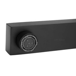 Misturador Monocomando De Piso Para Banheira Quadrado Preto - 7