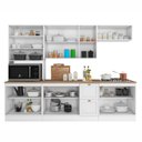 Ver imagem 5 de Cozinha Completa 12 Portas 2 Gavetas 1 Nicho para Forno Poliman Móveis