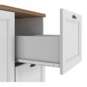 Ver mais imagens de Cozinha Completa Modulada 12 Portas 2 Gavetas 1 Nicho para Forno Poliman Móveis Branco