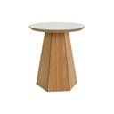 Ver imagem 2 de Mesa Lateral 50cm Base Hexagonal 94036000 Marrom