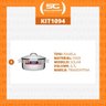 Kit - 3 Panelas Aço Inox Fundo Triplo Solar 4,7l Pit 1 - Tramontina - 2