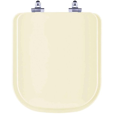 Tampa de Vaso Sanitário com Amortecedor Quadra Creme (Bege) para bacia Deca